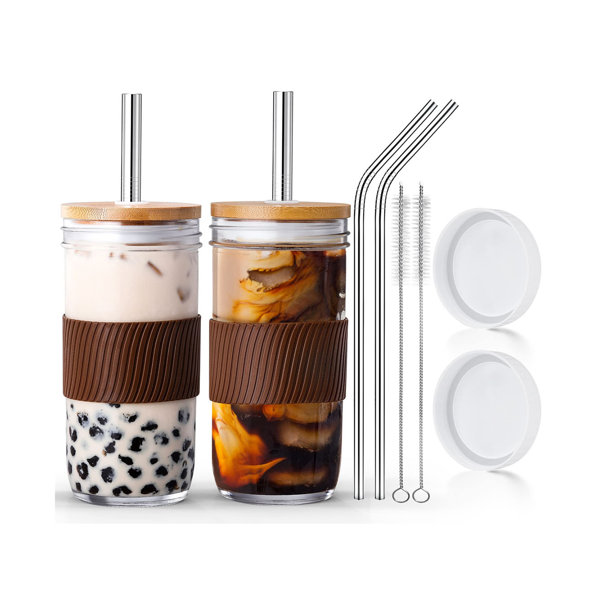 Simax Glassware Lot De 4 Tasses à Café En Verre Borosilicate Résistant Au Froid, à La